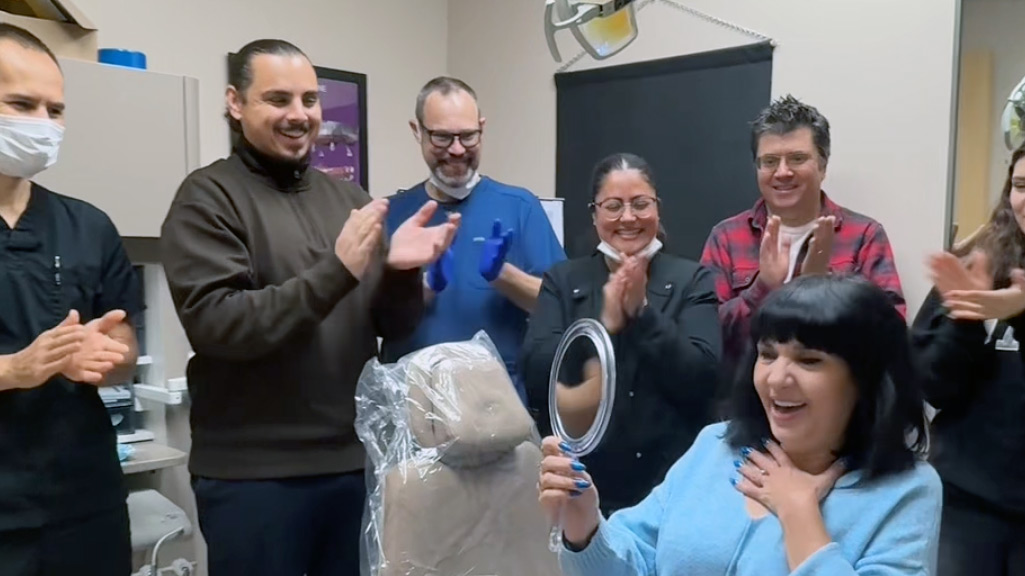 Smile restoration result